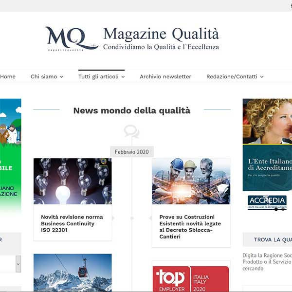 Publishing - Magazine Qualità
